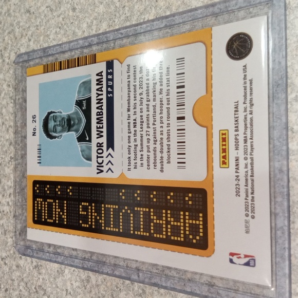 4 card Victor Wembanyama rc lot. - Picture 10 of 10